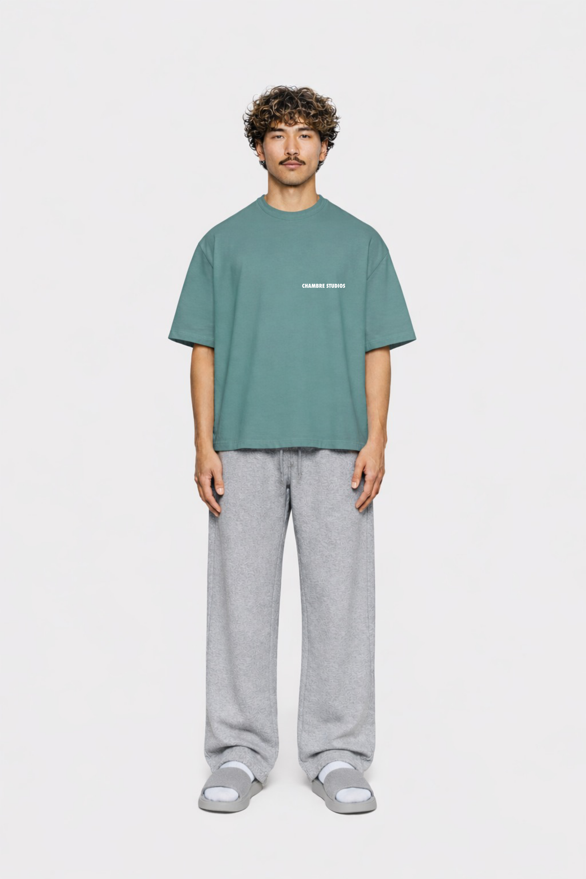 Chambre Logo T-Shirt Urban Teal