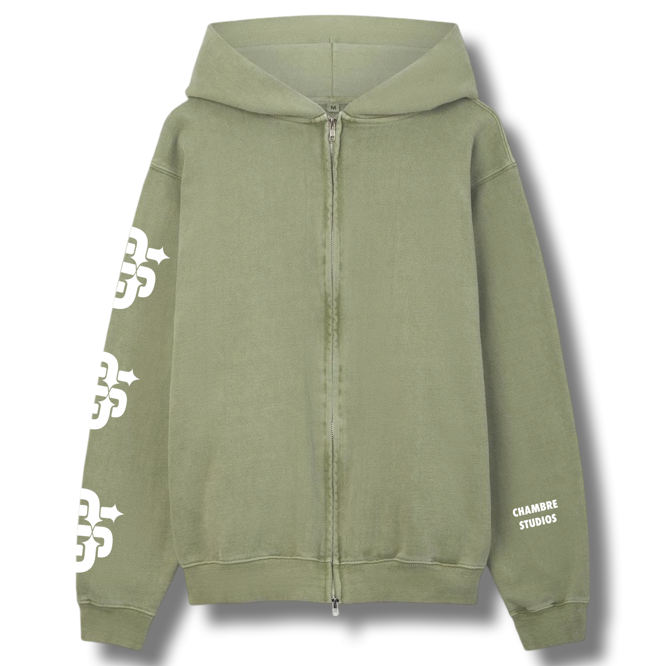 AW24 MONOGRAM LOGO ZIPPER