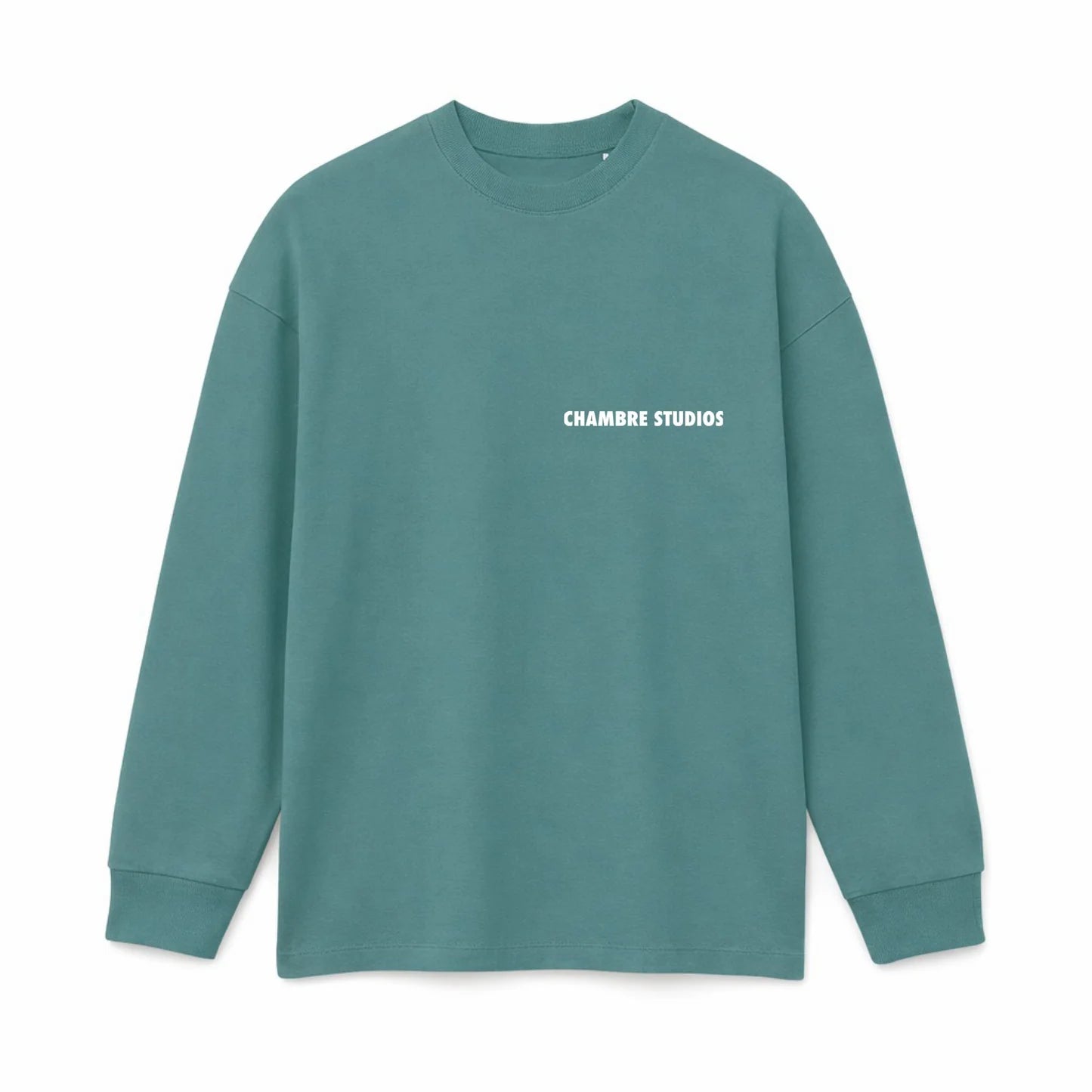 Chambre Logo LS T-Shirt Urban Teal