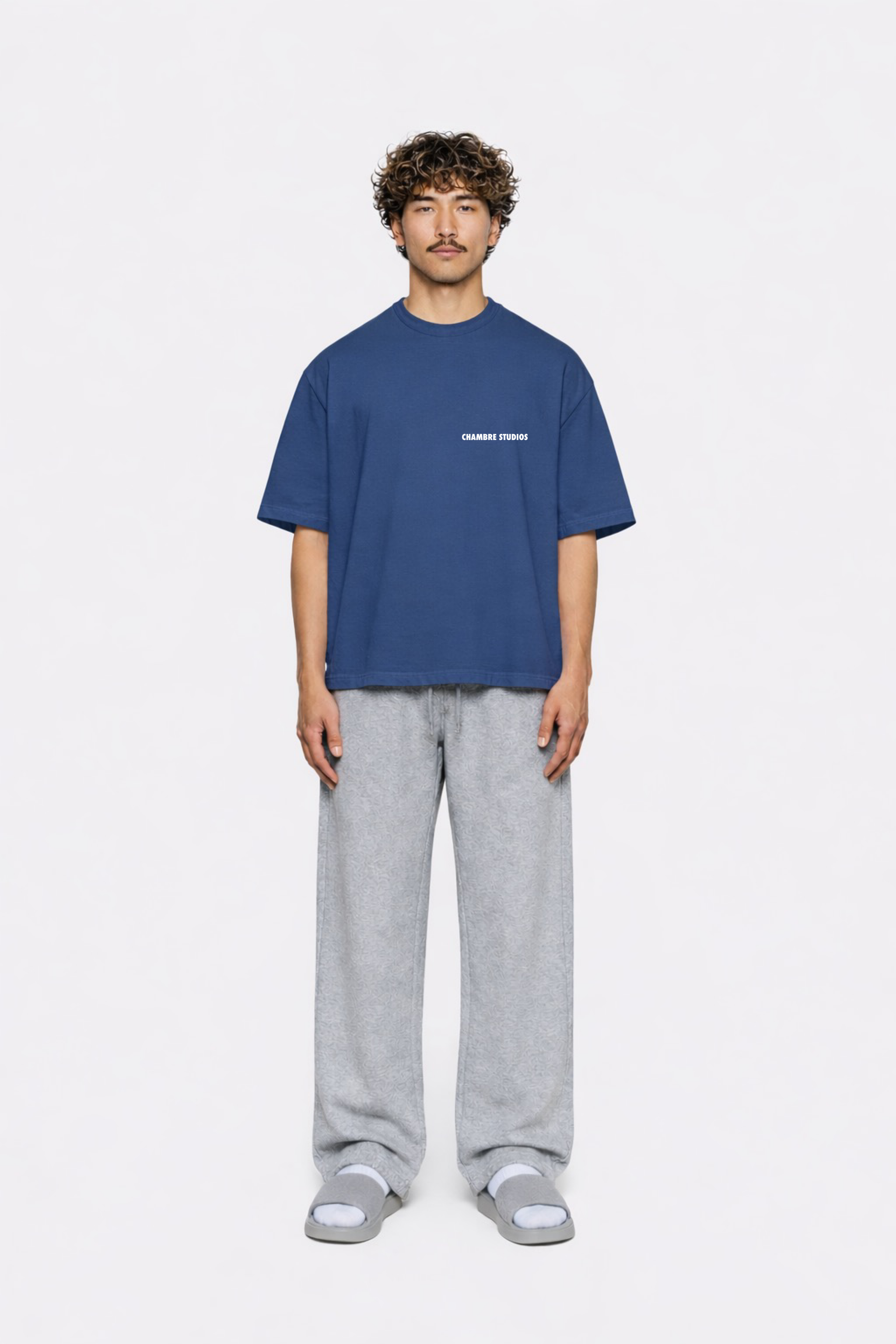 Chambre Logo T-Shirt Ensign Blue