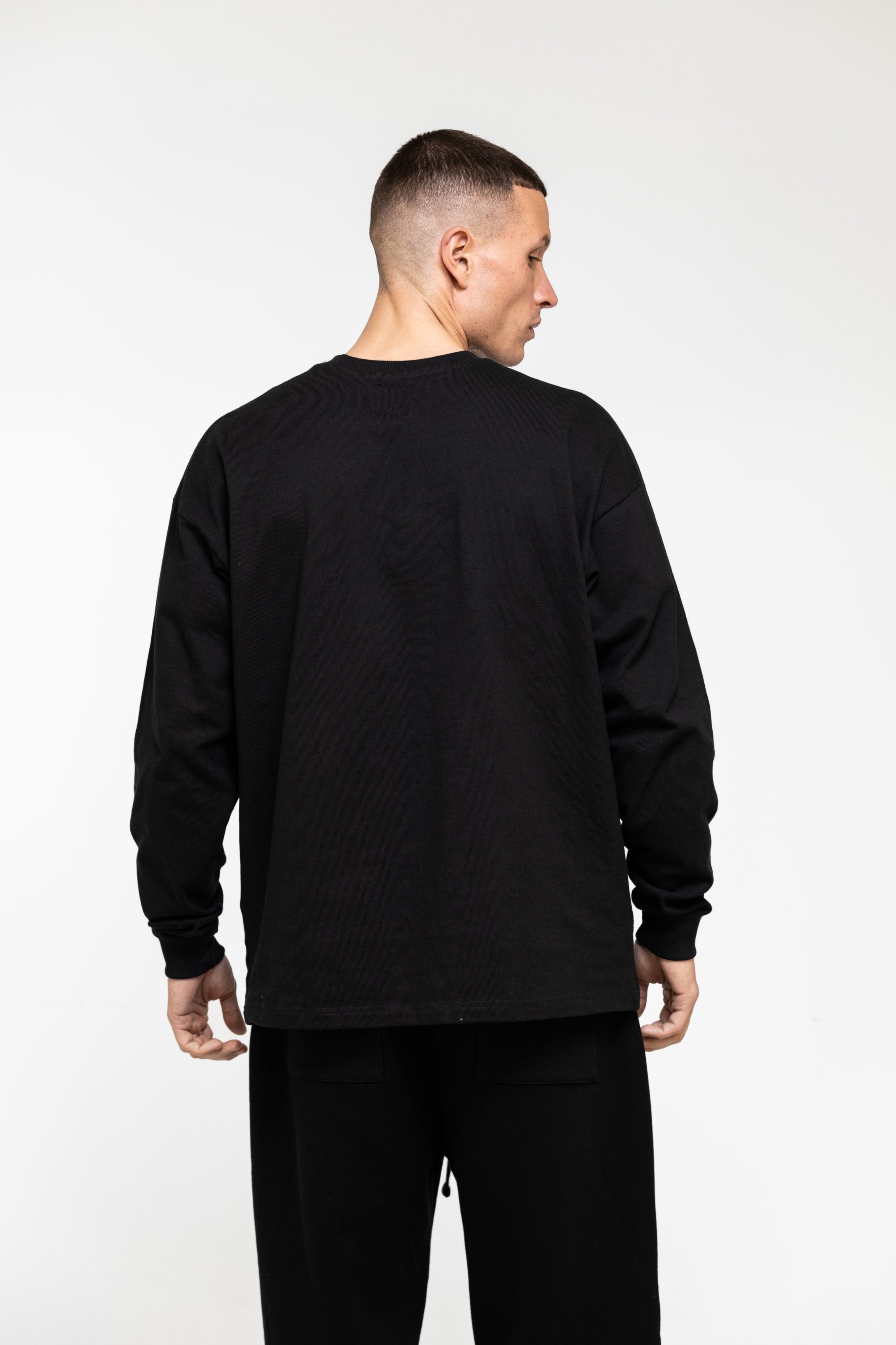 Chambre Logo LS T-Shirt Black