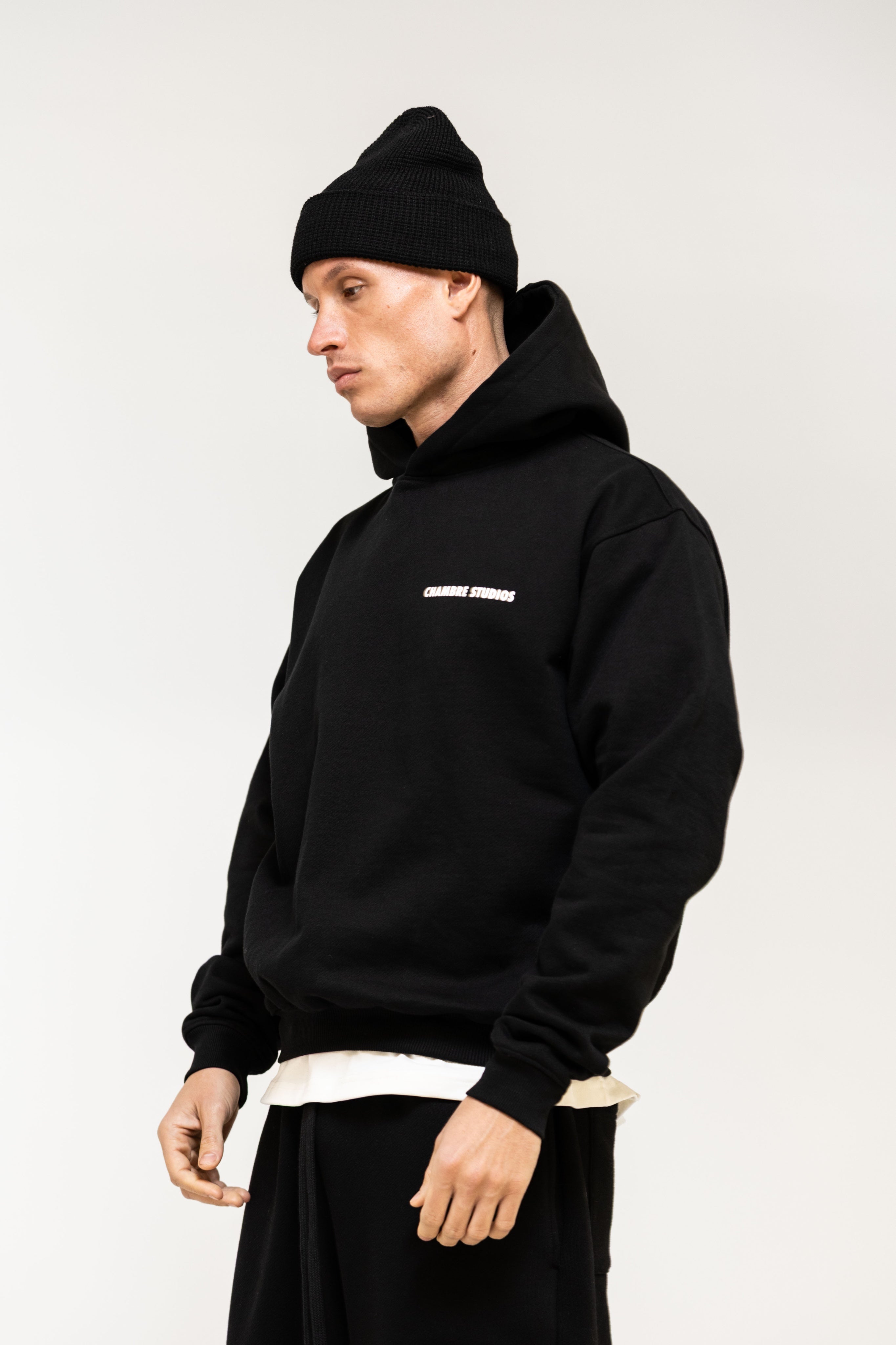 Chambre Logo Hoodie Black