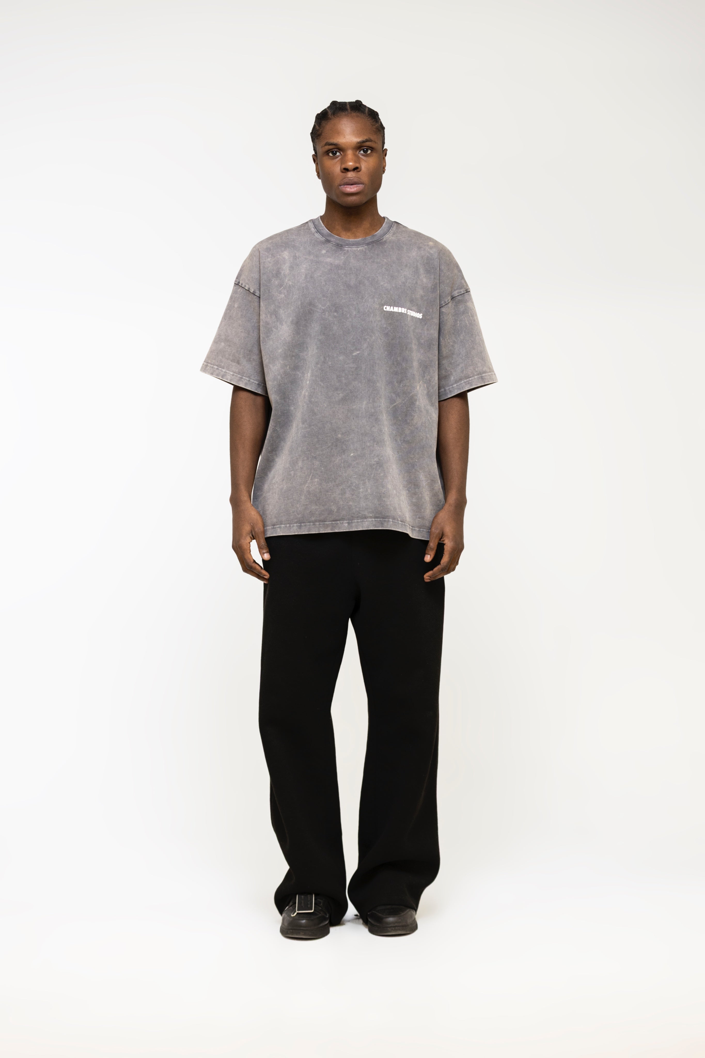 Chambre Logo T-Shirt Acid Grey