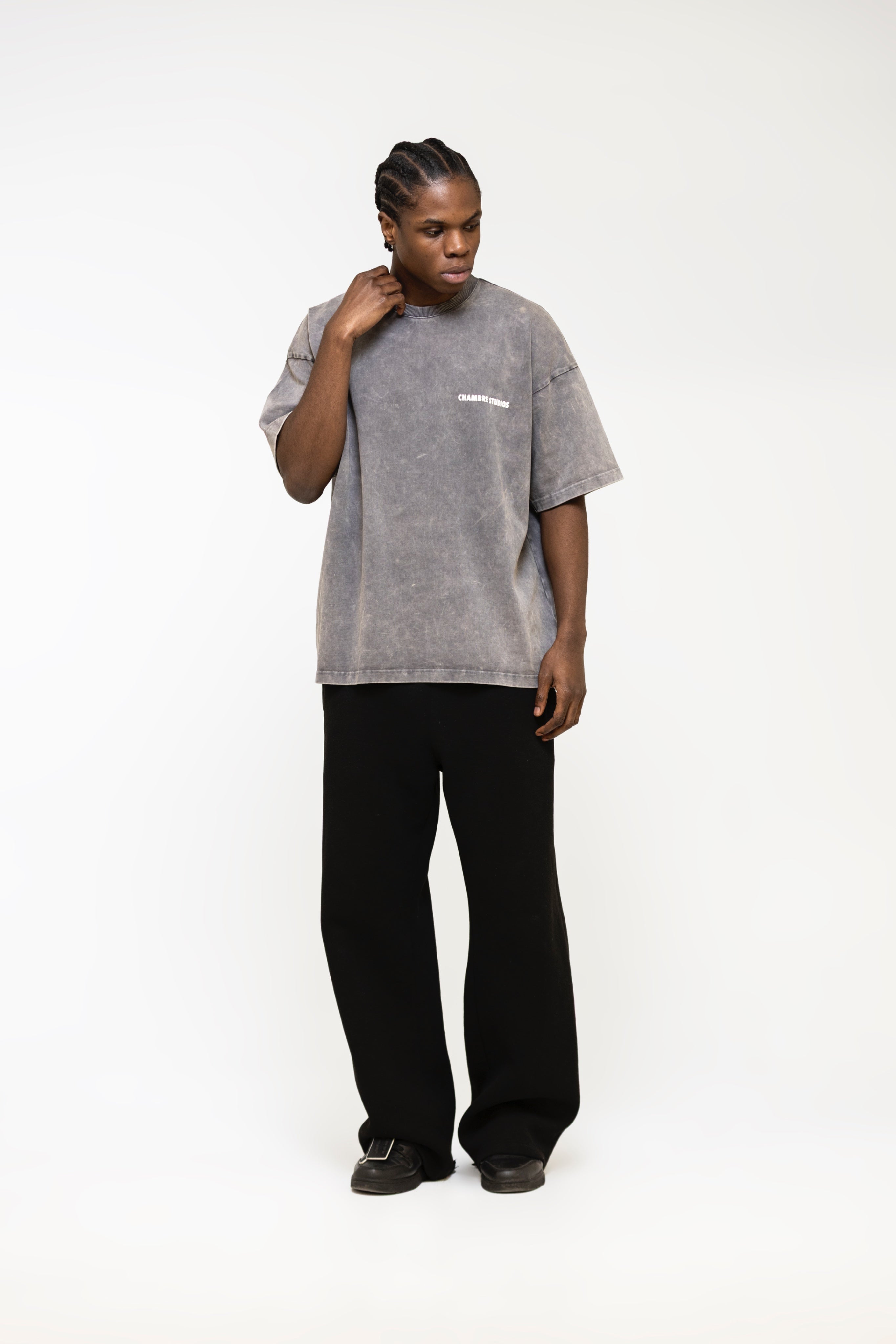 Chambre Logo T-Shirt Acid Grey